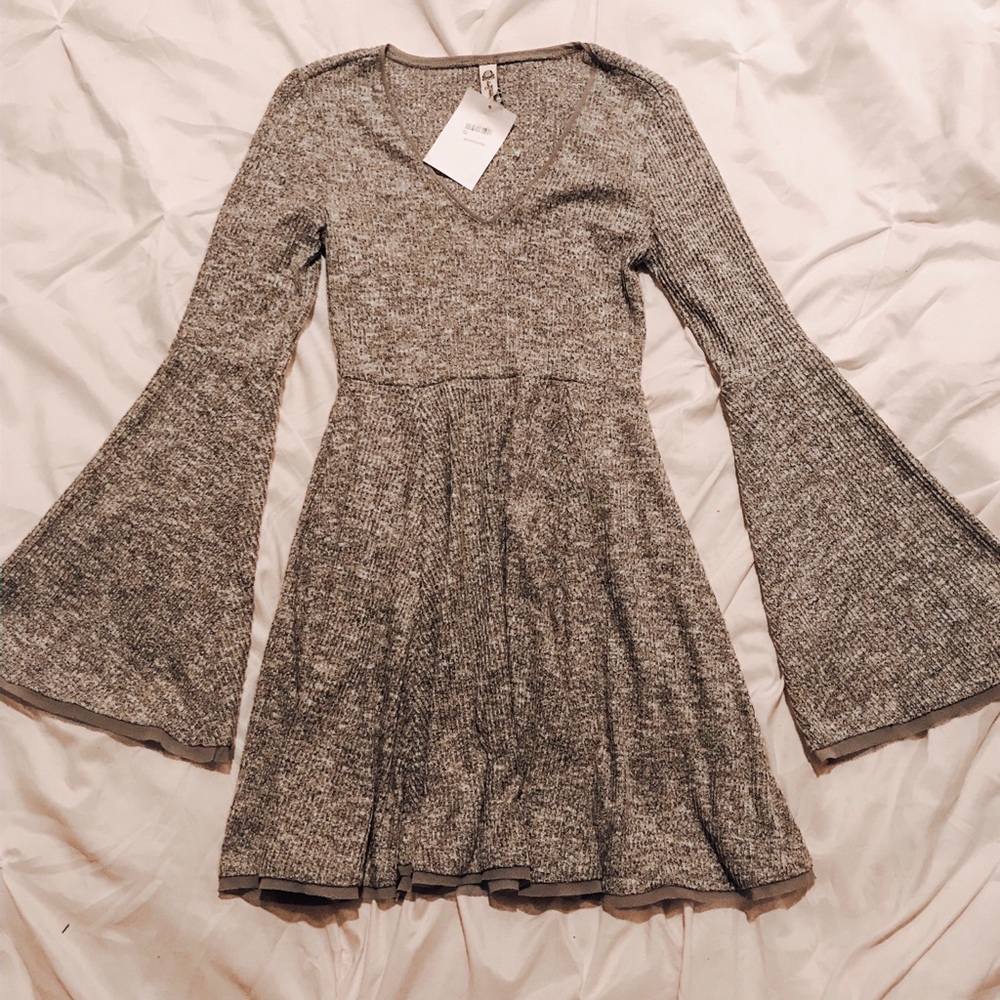 Marbled grey dress